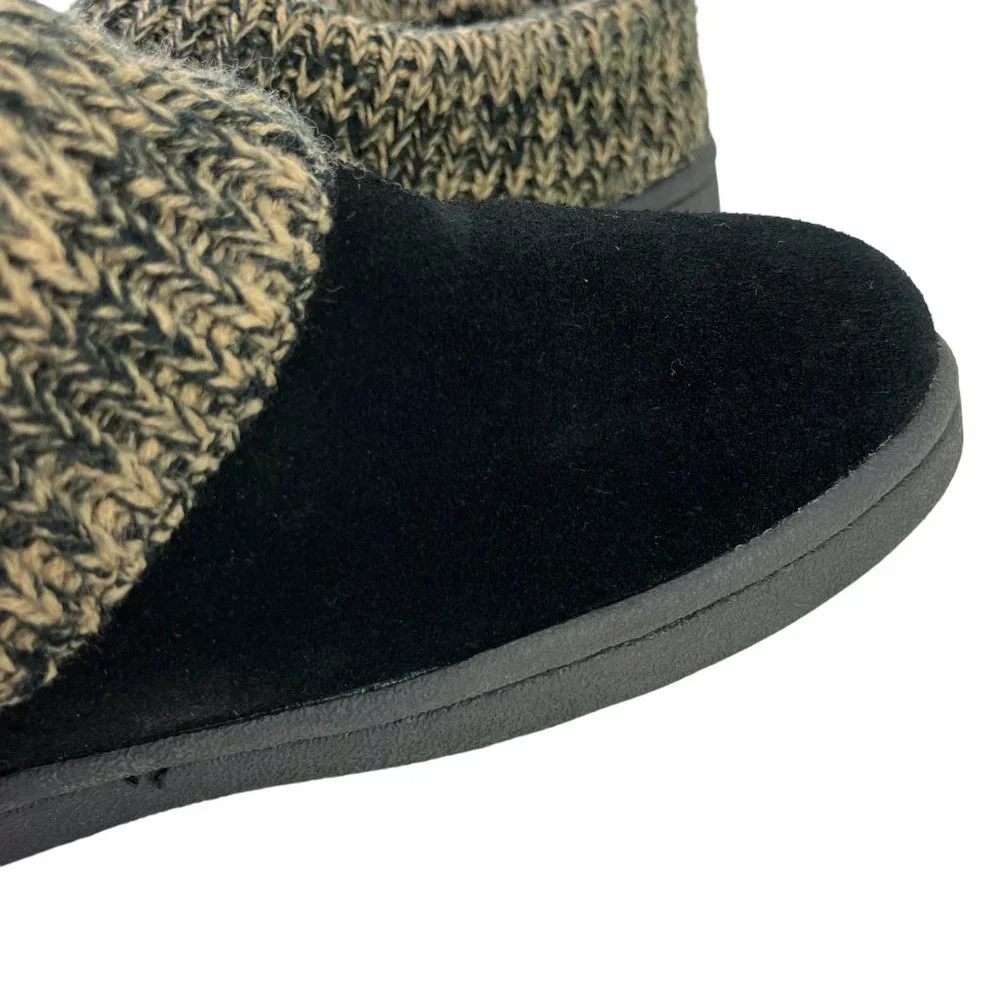 Clarks Women's Black Suede Genuine Leather Mules Slip On Loafers Casual Shoes 8 - Picture 12 of 16